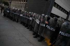 Cảnh sát Peru. (Ảnh: AFP/TTXVN)