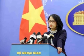 Người Phát ngôn Bộ Ngoại giao Phạm Thu Hằng. (Ảnh: Phạm Kiên/TTXVN)