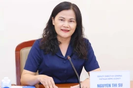 Bà Nguyễn Thị Sự, Phó Tổng Giám đốc, Phó Chủ tịch Liên Chi hội Nhà báo Thông tấn xã Việt Nam, Ủy viên Hội đồng Chung khảo Giải báo chí 'Vì sự nghiệp Đại đoàn kết toàn dân tộc.' (Nguồn: TTXVN)