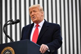 Tổng thống Mỹ Donald Trump phát biểu tại Alamo, bang Texas, ngày 12/1. (Ảnh: AFP/TTXVN)