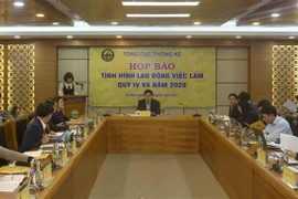 Quang cảnh họp báo. (Ảnh: Tuấn Đức/TTXVN)