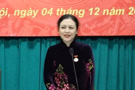 Chủ tịch Liên hiệp các tổ chức hữu nghị Việt Nam Nguyễn Phương Nga. (Ảnh: Văn Điệp/TTXVN)