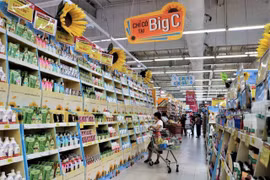 Siêu thị Big C Hà Nội. (Ảnh: Phương Anh/TTXVN)
