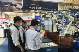 Các doanh nghiệp nước ngoài và trong nước đẩy mạnh cơ hội hợp tác. (Ảnh: Đức Duy/Vietnam+)