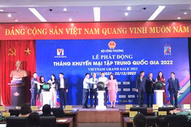 Tháng Khuyến mại tập trung quốc gia 2022 diễn ra từ 15/11-22/12. (Ảnh: Đức Duy/Vietnam+)