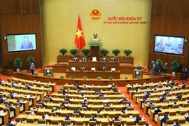 Phiên Khai mạc Kỳ họp bất thường thứ lần thứ nhất, Quốc hội khóa XV. (Ảnh: TTXVN)