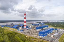 Nhà máy Nhiệt điện Sông Hậu 1 vừa khánh thành và hoạt động ổn định. (Ảnh: PV/Vietnam+)