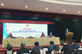 Hội nghị tổng kết năm 2022 và triển khai nhiệm vụ năm 2023 của Bộ Công Thương. (Ảnh: Đức Duy/Vietnam+)