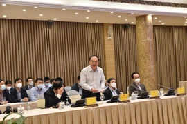 Thứ trưởng Lê Công Thành nói về tình trạng đầu cơ, tăng giá đất. (Ảnh: Đức Duy/Vietnam+)