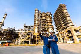 Toàn cảnh Nhà máy Lọc dầu Dung Quất. (Ảnh: PV/Vietnam+)