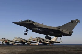 Máy bay chiến đấu Rafale của Pháp. (Ảnh: AFP/TTXVN)