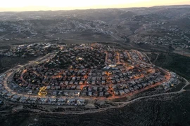 Khu định cư Tekoa của Israel tại khu Bờ Tây. (Ảnh: AFP/TTXVN)