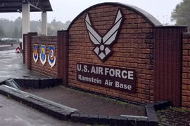 Căn cứ không quân Ramstein của Mỹ tại Đức. (Ảnh: Getty)