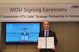 Lễ ký bản ghi nhớ giữa KT và VTVCab. (Ảnh: KT)