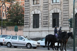 Thủ đô Rome đang áp đặt lệnh phong tỏa. (Ảnh: THX/TTXVN)