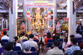 Quang cảnh buổi lễ. (Ảnh: Xuân Khu/TTXVN)