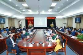 Hội nghị Báo cáo viên Trung ương tháng 3/2021. (Ảnh: Phương Hoa/TTXVN)