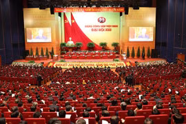 Đại hội Đảng lần thứ XIII là sự kiện chính trị hàng đầu của Việt Nam. (Ảnh: TTXVN)