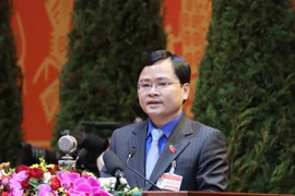 Đồng chí Nguyễn Anh Tuấn, Bí thư thứ nhất Trung ương Đoàn TNCS Hồ Chí Minh. (Ảnh: TTXVN)