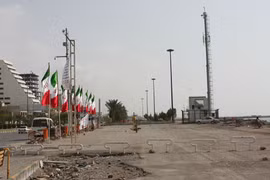 Khu vực triển khai dự án nhà máy điện Sirik. (Ảnh: Sputnik)