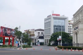 Thủ đô Vientiane bị phong tỏa do dịch bệnh. (Ảnh: Phạm Kiên/TTXVN)