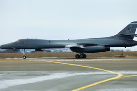 Máy bay ném bom B-1B Lancer. (Ảnh: The Aviationist)