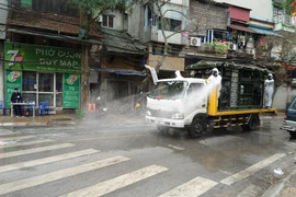 Diễn biến dịch COVID-19 tại Hà Nội được dự đoán sẽ còn phức tạp. (Ảnh: Minh Hiếu/Vietnam+) 