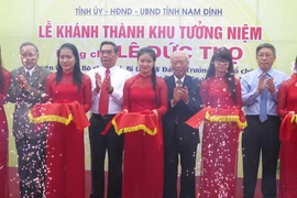 Khánh thành khu tưởng niệm đồng chí Lê Đức Thọ tại Nam Định