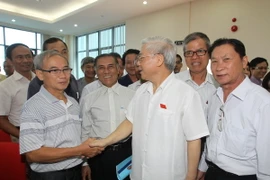 Tổng Bí thư Nguyễn Phú Trọng tiếp xúc cử tri thủ đô Hà Nội