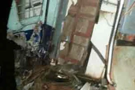 Hiện trường vụ đam tàu. (Nguồn: ANI)