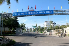 Dự án Khu đô thị du lịch biển Phan Thiết, thành phố Phan Thiết (Bình Thuận). (Ảnh: Nguyễn Thanh/TTXVN)