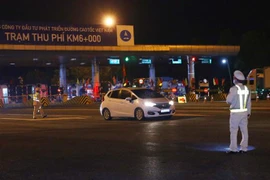 Phương tiện giao thông trên tuyến cao tốc Nội Bài-Lào Cai. (Ảnh: Doãn Tấn/TTXVN)