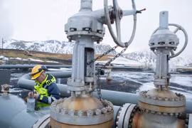 Nhà máy thu khí carbon của Carbfix tại Iceland.(Nguồn: theguardian.com)