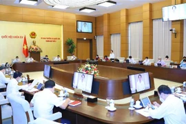 Quang cảnh phiên họp. (Ảnh: Nguyễn Điệp/TTXVN)