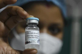 Vaccine Covaxin phòng COVID-19 tại bệnh viện ở Kolkata, Ấn Độ, ngày 3/2. (Ảnh: AFP/ TTXVN)