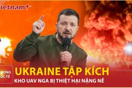 Ukraine giáng đòn tập kích, phá tan tành kho chứa UAV Shahed của Nga ở Krasnodar