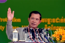 Thủ tướng Campuchia Hun Sen. (Ảnh: THX/TTXVN)