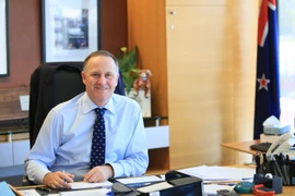 Thủ tướng John Key trả lời phỏng vấn. (Nguồn: Đại sứ quán New Zealand)