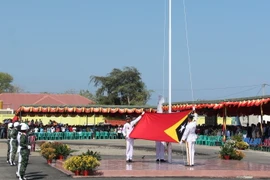 Hàng nghìn thành viên các lực lượng vũ trang của Timor Leste tham gia buổi lễ. (Ảnh: Trung Sơn/Vietnam+)