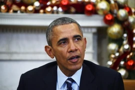 Tổng thống Mỹ Barack Obama phát biểu tại Nhà Trắng ngày 3/12. (Ảnh: AFP/TTXVN)