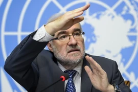 Tổng thư ký WMO Michel Jarraud. (Ảnh: AFP/TTXVN)