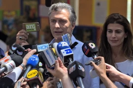 Tổng thống mới đắc cử của Argentina Mauricio Macri cam kết sẽ đàm phán nhanh với các chủ nợ. (Ảnh: AFP/TTXVN)