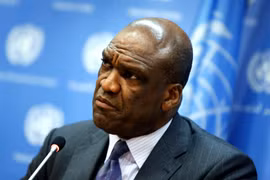 Cựu Chủ tịch Đại hội đồng Liên hợp quốc khóa 68, ông John Ashe. (Ảnh: Reuters)