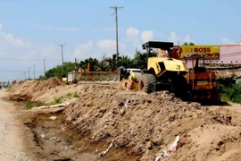 bị ảnh hưởng do thi công đường cao tốc Đà Nẵng-Quảng Ngãi