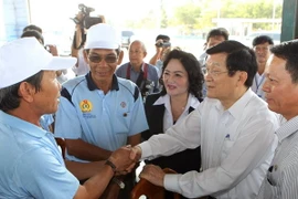 [Video] Chủ tịch nước đến thăm và làm việc tại Bình Thuận