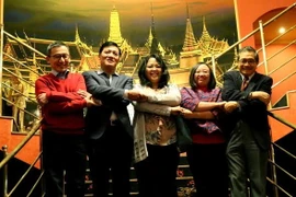 Đại sứ 5 nước ASEAN tại Séc tham dự cuộc gặp. (Ảnh: Trần Quang Vinh/Vietnam+)