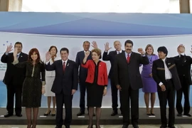 Lãnh đạo các quốc gia thành viên MERCOSUR. (Ảnh: AFP)