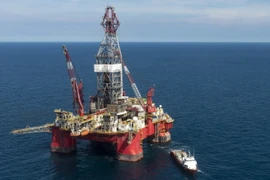 Giàn khoan dầu Centenario tại vịnh Mexico. (Ảnh: AFP/TTXVN)