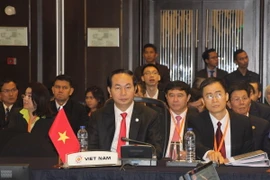 Bộ trưởng Trần Đại Quang tham dự hội nghị. (Ảnh: TTXVN)