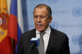 Ngoại trưởng Nga Sergei Lavrov bác bỏ thông tin Nga dùng Syria để giảm sự chú ý vào Ukraine. (Ảnh: THX/TTXVN)